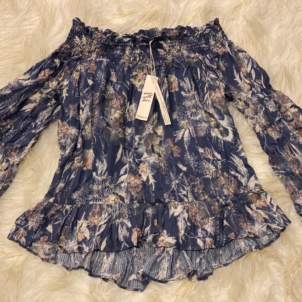 Off the shoulder tunic